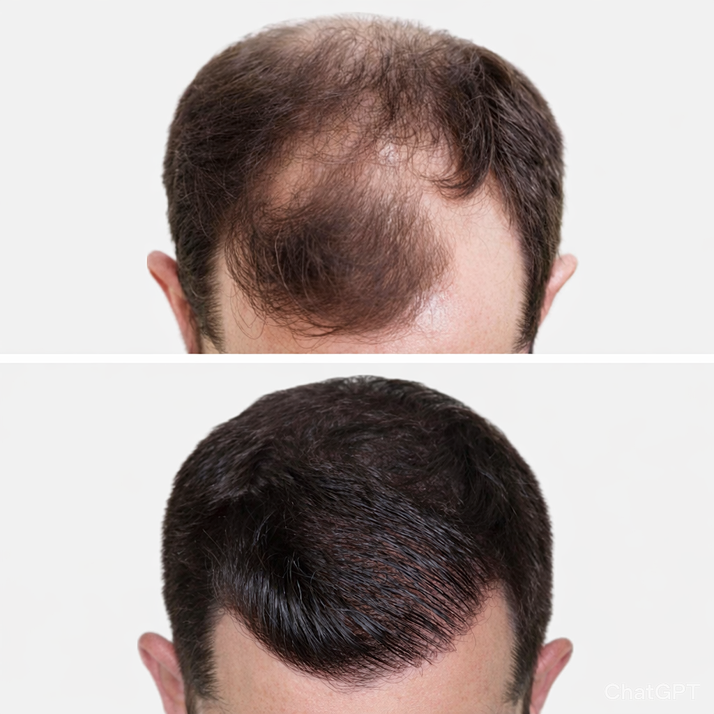 Slim FUE Hair Transplant Before & After