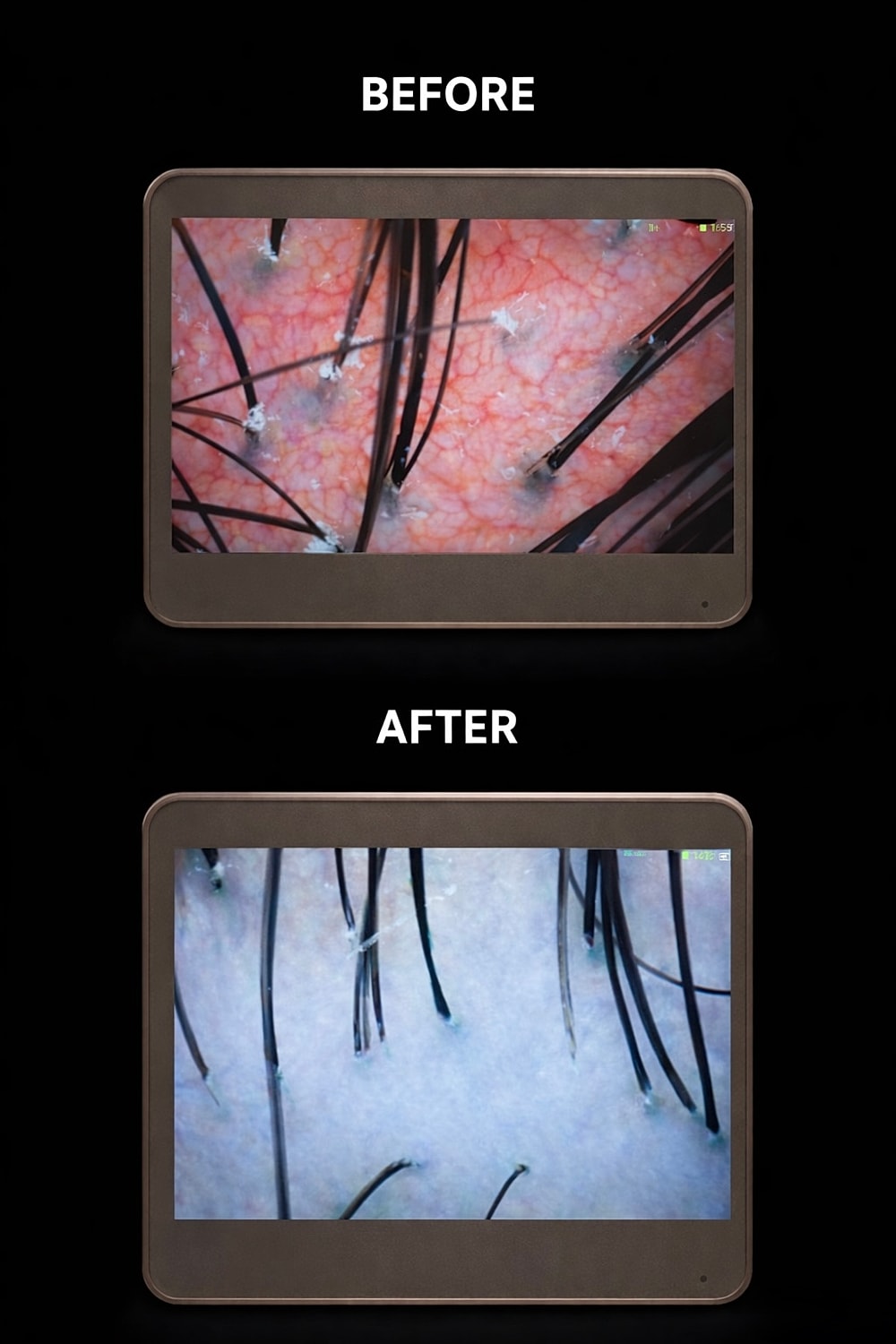 Scalp Treatment Before & After