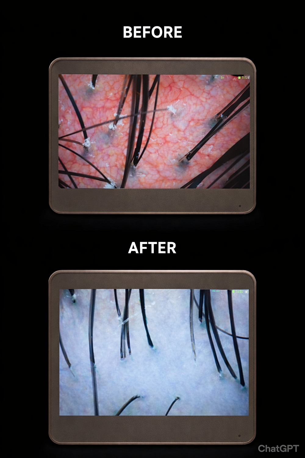 Scalp Treatment Before & After